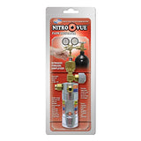 Uniweld NV1 Nitro Vue Flow Indicator with 1/4" Flare Fittings Single-Gas Flowmeter, Regular, Silver