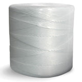 Synthetic Tying Twine - Polypropylene Split Film (White) - 180 lbs Tensile, 650' Ft/Lb, 10# Tube (4 Spiral Wraps) - CWC-025012