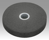 3M Scotch-Brite XL-UW Unitized Silicon Carbide Soft Deburring Wheel - Fine Grade - Arbor Attachment - 8 in Diameter - 1/2 in Center Hole - 1 in Thickness - 30382 [PRICE is per CASE]