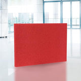 Americo Red Buffer Floor Pad, for Light Cleaning and Buffing, Made of 100% Recycled Content, USA Made