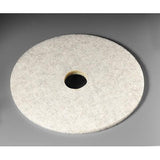 3M Ultra High-Speed Natural Blend Floor Burnishing Pads 3300, 27-in, Natural White