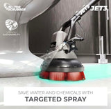 MotorScrubber JET3 Cordless Compact Scrubbing Machine – Deep Cleaning Power for Floors, Walls, and Hard-to-Reach Areas