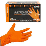 Sas Safety Astro Grip PF Nitrile 6 mil Gloves (100-pk)-XL 66574 by SAS Safety