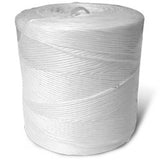 Synthetic Tying Twine - Polypropylene Spiral Wrap (White) - 250 lbs Tensile, 550' Ft/Lb, 10# Tube (4 Spiral Wraps) - CWC-027007