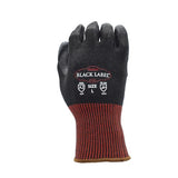 Cordova 3705 13-Gauge Black HPPE Shell Gloves, Black Polyurethane Palm Coating, ANSI Cut Level A2, Touchscreen Fingertips