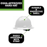 Cordova H34S1 Duo Full-Brim Style Helmet, 4-Point Pinlock Suspension