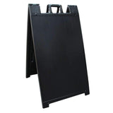 Plasticade Signicade Curb Sign/A-Frame 24x36" Color:Black