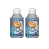 Champion Sprayon SprayScents Metered Air Freshener Refill 7 oz, Odor Control Fragrance, Ocean Mist (2 Pack)
