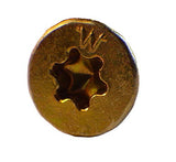 (2,000 Count) Big Timber YTX93 9 x 3-Inch Gold Star Flat Head Screws
