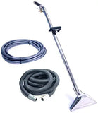 Stainless Steel Dual Jet 12" Wand Kit with 25' Vacuum and Solution Hoses