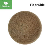 Diversey TASKI Twister Intellipad Diamond Coated Floor Machine Cleaning Pad, Made in USA, Burnish to High Super Gloss Finish