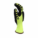 Cordova 7735 OGRE Impact High-Visibility Work Gloves, Padded Nitrile Coating, Reinforced Thumb, Flexible, Comfy, Heavy-Duty