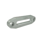 6" Wide Lockjaw® Aluminum Fairlead for Synthetic Winch Lines - Silver