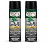 TTS Products Champion's Choice D-Limonene Degreaser – 15 oz Aerosol – Natural Citrus Heavy-Duty Degreaser – Removes Grease, Oil, Adhesives & Gum – 2 Pack