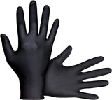 SAS Safety Raven Examination Gloves, 66518, Large, 7mil Powder-Free Disposable Nitrile Examination Gloves, 10 Boxes of 100 (1000 Gloves)