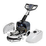 TTS Products Advance SC351 Walk-Behind Automatic Scrubber; 14 inch Disc; (1) 84 Ah Maint-Free (AGM) Battery (1464853000); Onboard Battery Charger, 115VAC/12VDC; (1) 14 inch Prolene Brush (9099999000)