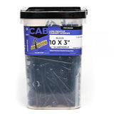 Big Timber No. 10 Sizes X 3 in. L Star Black Fine Cabinet Screws 310 pk (#5035004)