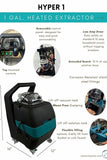 Hyper Five Heated Spot Extractor by Hyper One