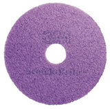 3M Scotch-Brite Diamond Floor Cleaning Pad Purple, 20