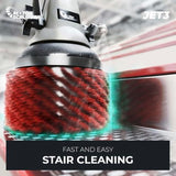 MotorScrubber JET3 Cordless Compact Scrubbing Machine – Deep Cleaning Power for Floors, Walls, and Hard-to-Reach Areas