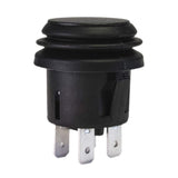 Square Scrub Doodle Scrub Switch - Black Push Button