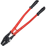 TTS Products Swaging Tool, 1/16-3/16 Cable Sleeve Crimping Hand Tool, 24 inches, Includes Grips