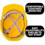 Cordova H34S1 Duo Full-Brim Style Helmet, 4-Point Pinlock Suspension