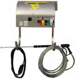 Cam Spray 1000WM/SS Deluxe Wall Mount Electric Powered Cold Water Pressure Washer, 1000 psi, 50' Hose