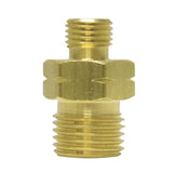 Uniweld HCC46 Brass Hose Coupling from "A" LH to "B" LH