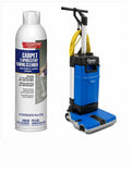 Clarke MA10 12E Upright Floor Scrubber, 110V, 12" Cleaning Path with Free Champion Sprayon Carpet & Upholstery Foaming Cleaner 18 oz