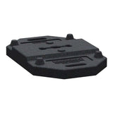 Plasticade Crosscade Vertical Panel Traffic Channelizer with Double-Sided 12" x 36" HIP sheeting and Recycled Rubber Base