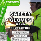 Cold Snap Gloves, 7-Gauge, Hi-Vis Green, Brushed, Loop-In, Acrylic Terry Shell, Black Foam Latex Palm Coating