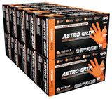 SAS Astro-Grip Powder-Free Exam Grade Nitrile Disposable Gloves - 10 Boxes / 100 Each, Orange, 7 Mil XL