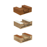 CMT 230.012.08 Dado Pro Set, 8-Inch x 12 Teeth FTG+ATB Grind with 5/8-Inch Bore