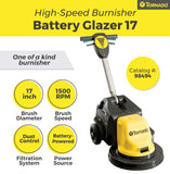 JANILINK Tornado Battery Glazer 17 High-Speed Floor Burnisher 98494