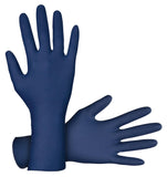 SAS Thickster Powder-Free Exam Grade Latex Disposable Gloves - 10 Boxes / 50 Ea. 500 Gloves Total. 14 Mil, Blue. 12" Length