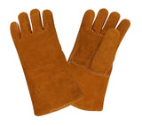 Cordova 7635 Regular Shoulder Leather Welder Gloves, Straight Thumb with Thumb Guard, Aramid Sewn, Full Sock Lining, Russet, Large, 12-Pack Bulk Welder's Gloves