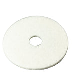 3M White Super Polish Pad 4100, Floor Pad, Machine Use (Case of 5)