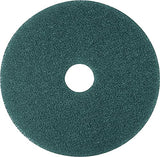 3M 08410 Cleaner Floor Pad 5300, 17-Inch Diameter, Blue, 5/Carton