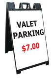 Plasticade Signicade Curb Sign/A-Frame 24x36" Color:Black