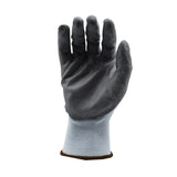 Cordova 3716 Caliber 13-Gauge HPPE Shell Gloves, Gray Polyurethane Palm Coating, ANSI Cut Level A2