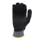 Cordova 6930XL Conquest Xtreme Gloves, Premium, Gray Nylon/Spandex Shell, Full Black Foam Nitrile/Pu Coating, Black Nitrile Dots, X-Large, 12-Pack