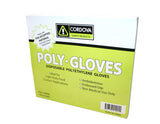 Cordova 4100L LDPE (Low Density), Polyethylene Gloves, Embossed, 1.25-MIL, 100 Envelopes of 100, Large, 10000-Pack