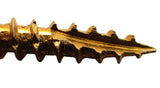(1,500 Count) Big Timber YTX10318 10 x 3-1/8-Inch Gold Star Flat Head Screws