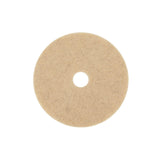 3M Ultra High-Speed Natural Blend Floor Burnishing Pads 3500, 19-Inch, Natural Tan