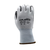 Cordova 3716 Caliber 13-Gauge HPPE Shell Gloves, Gray Polyurethane Palm Coating, ANSI Cut Level A2