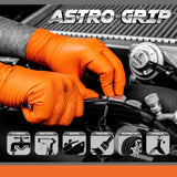 SAS Unisex Astro-grip Powder-free Exam Grade Nitrile Disposable Gloves - 10 Boxes / 100 Each. 1000 Gloves TotalGloves XL