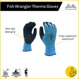 Cordova FP3988 Thermal Fishing Gloves, Two-Ply Thermal Lining, Fully Coated, Waterproof for Cold Weather, Salt & Fresh Water