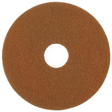 Diversey DD1229595 TASKI Twister IntelliPad Diamond Coated Floor Machine Cleaning Pad, Made in USA, Orange, Round, 20-inch (Pack of 2)