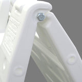 Plasticade Signicade Deluxe A Frame Sidewalk Curb Sign Portable Folding Double Sided Display with Quick Change System for Store Signs, White